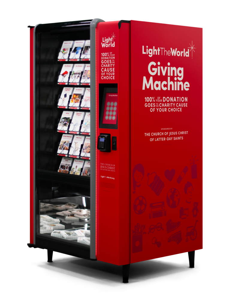 "Light the World" Giving Machine Pearlridge