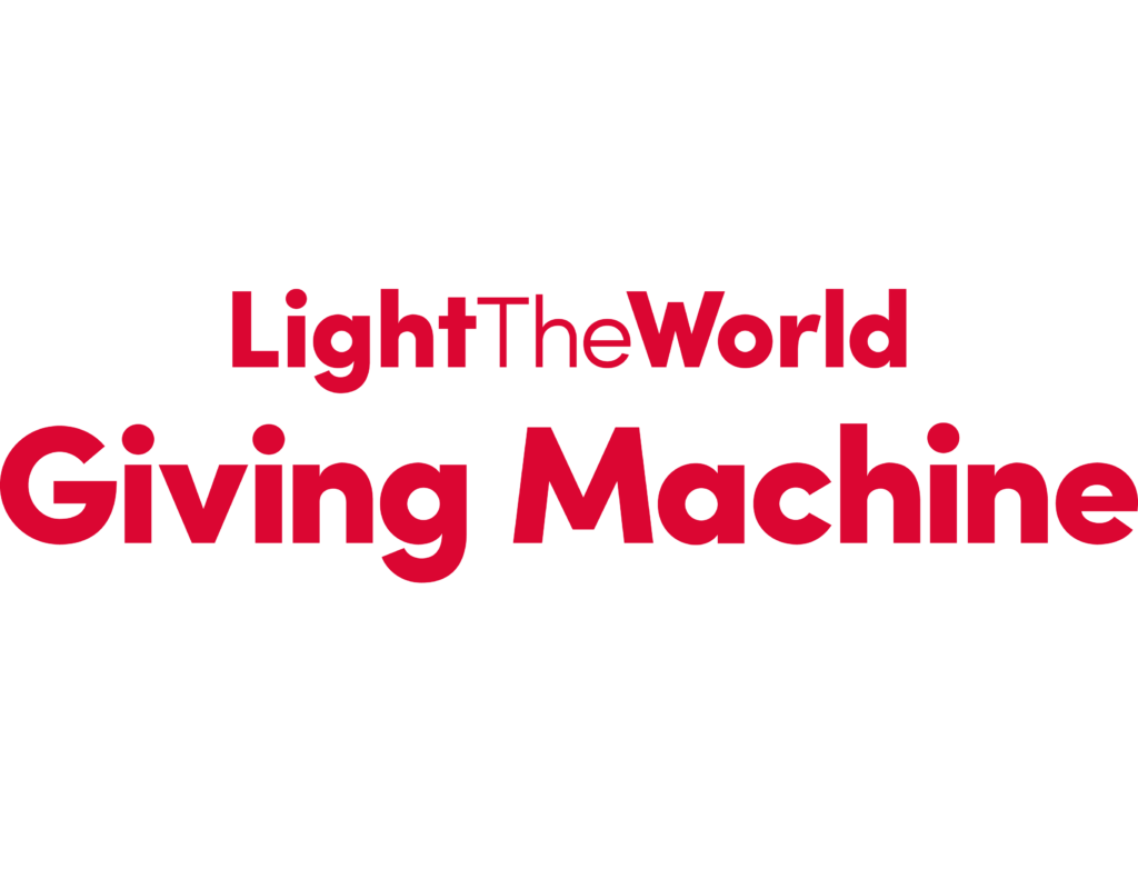 "Light the World" Giving Machine Pearlridge