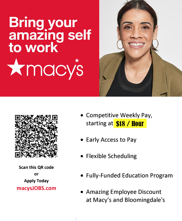 Macy's Open Positions Pearlridge